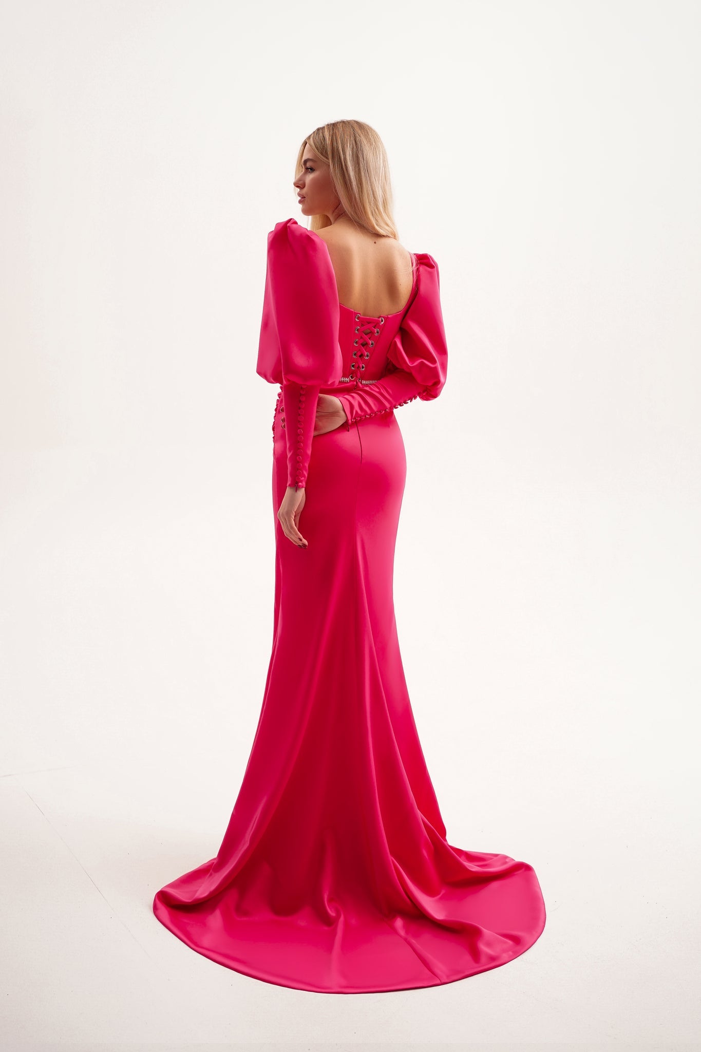 Fuchsia Evening Dress