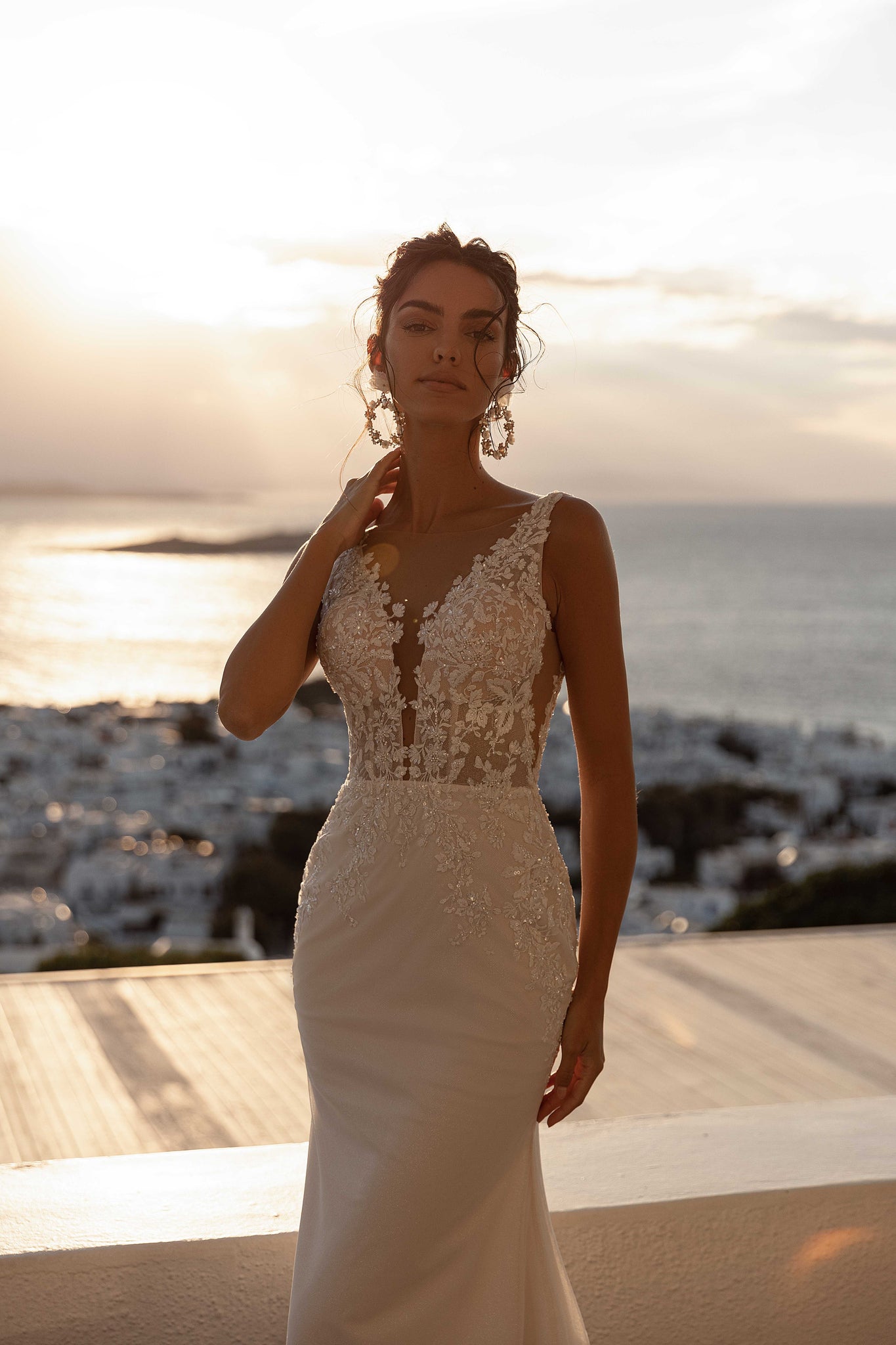 Siren Wedding Dress with Bolero
