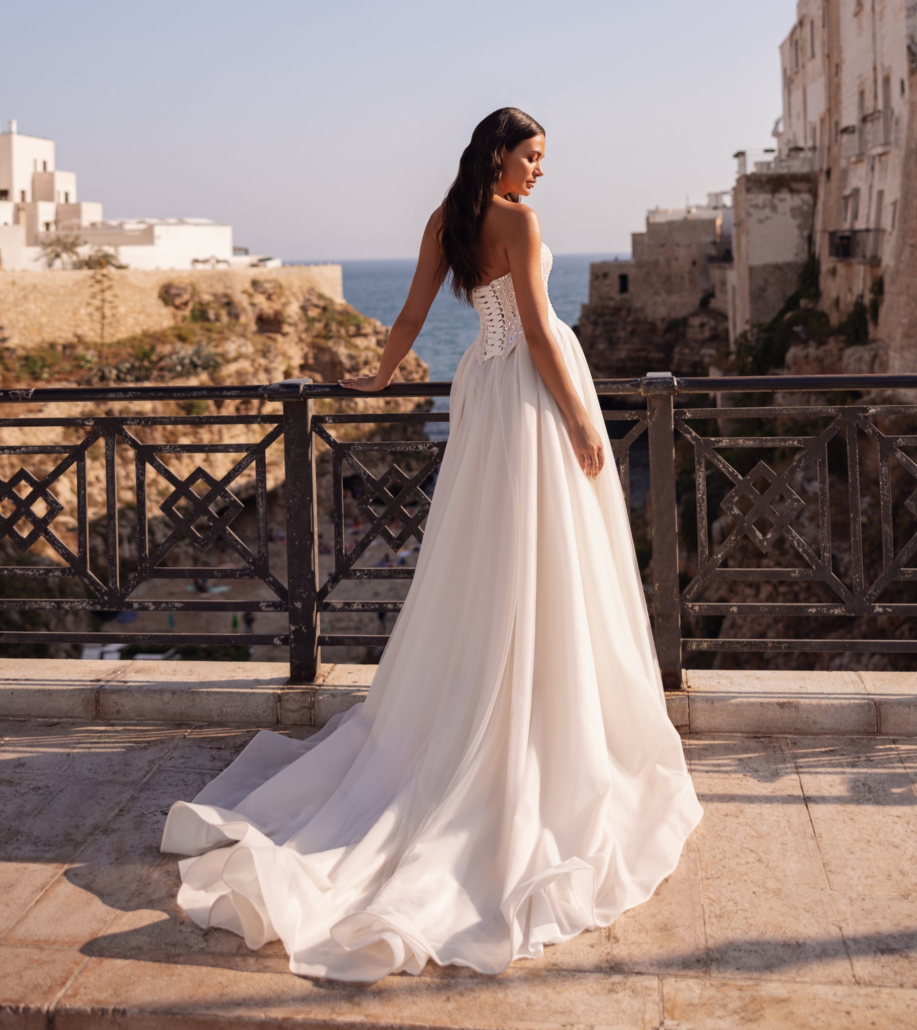 BELINDA M279 ORGANZA DRESS