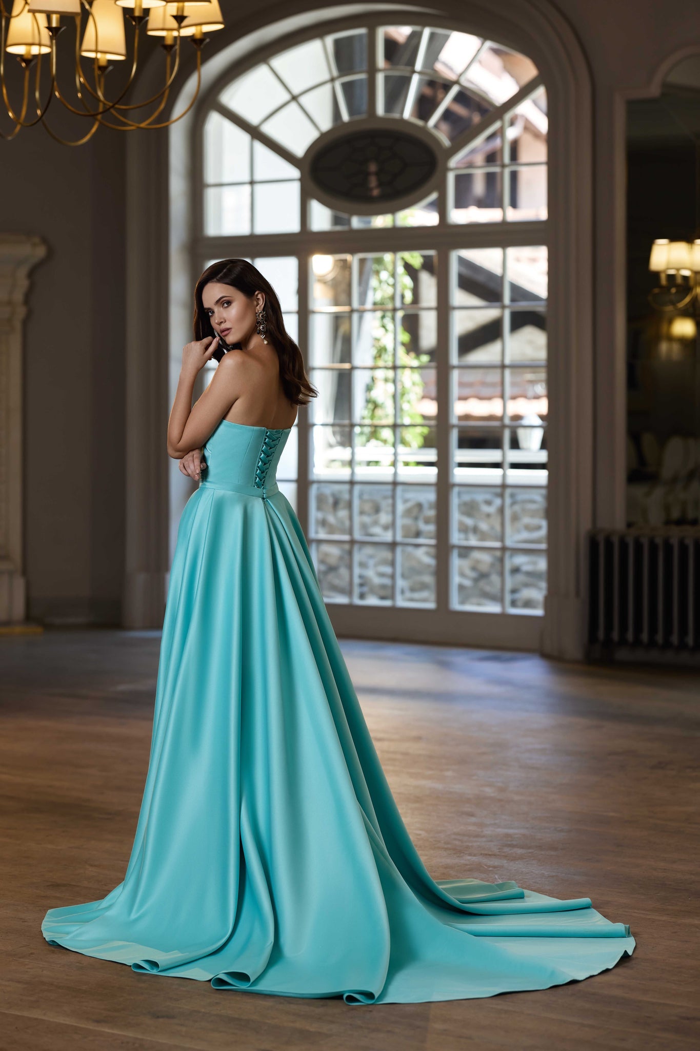 BOLERO AND TRAIN DRESS SET