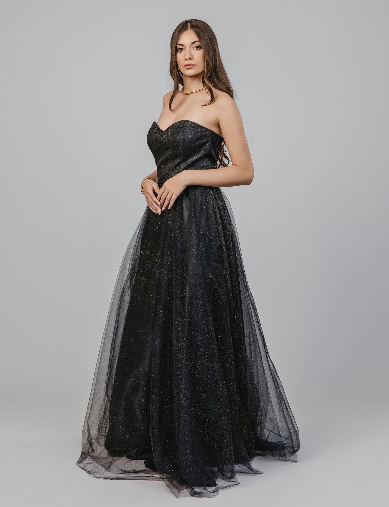 Black Glitter Dress