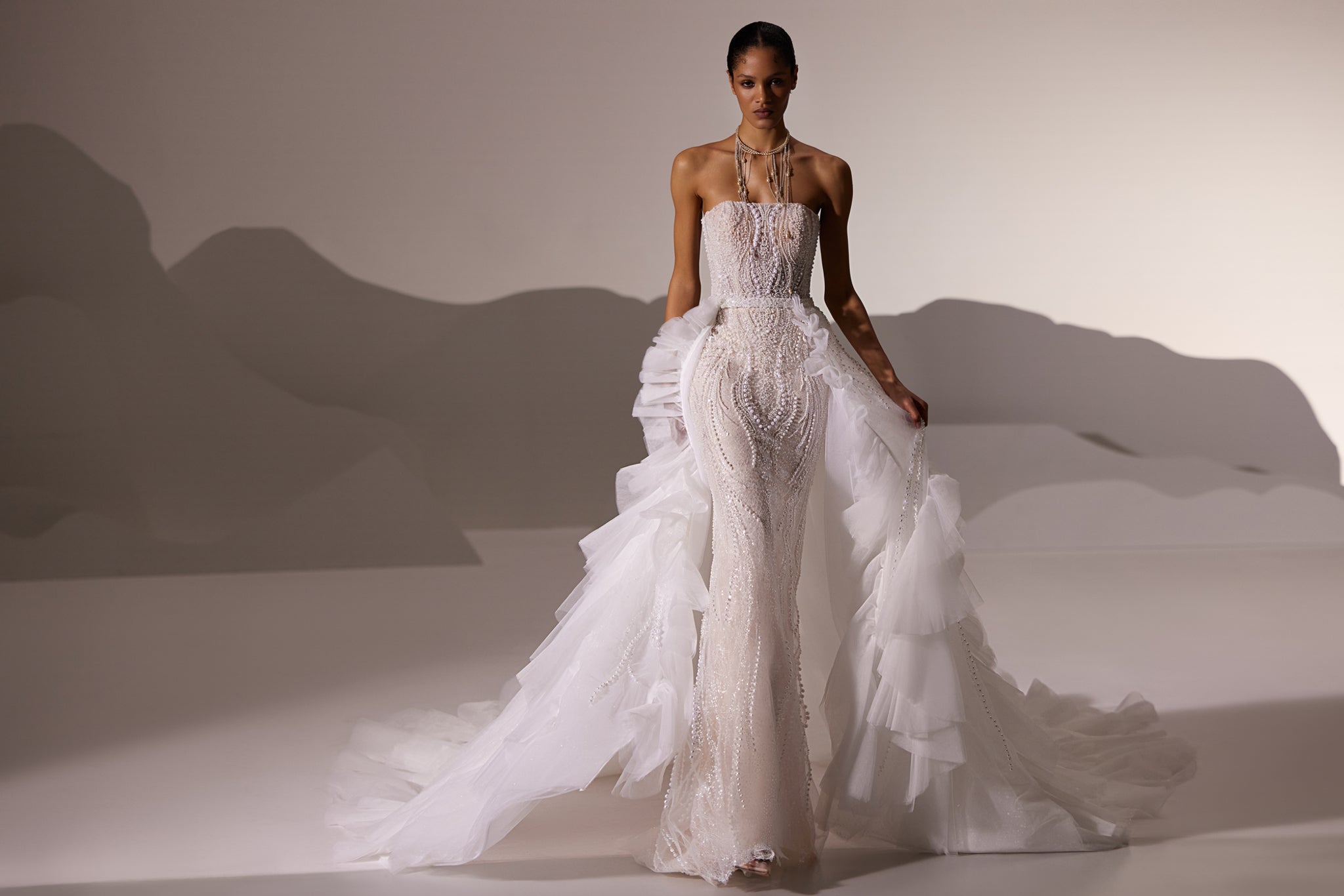 Ivory Pearl Wedding Dress