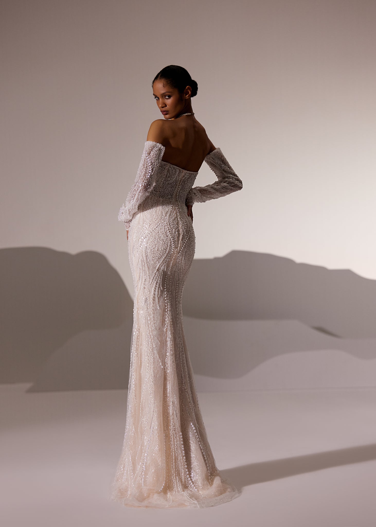 Ivory Pearl Wedding Dress