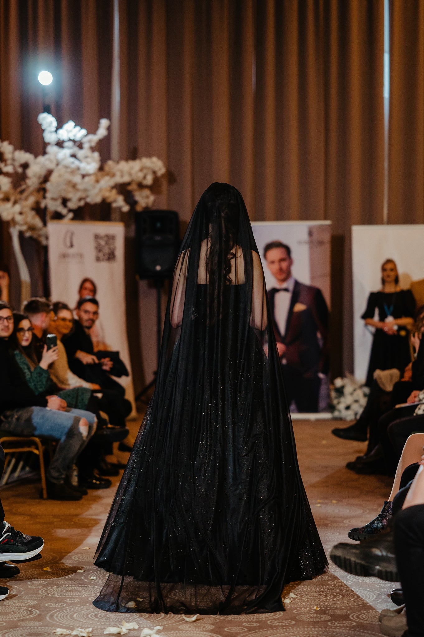 LA MUJER BLACK WEDDING DRESS