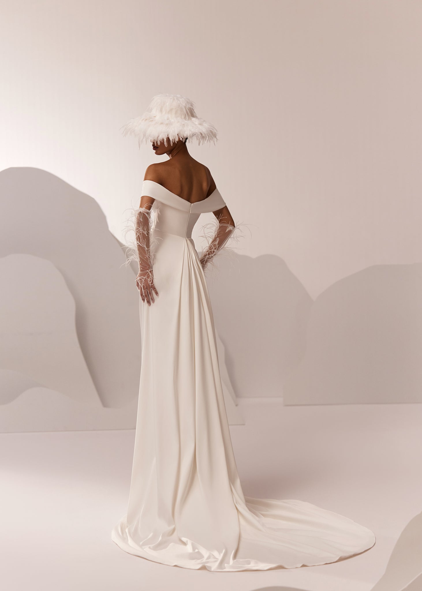 Minimalist and Modern Wedding Dress