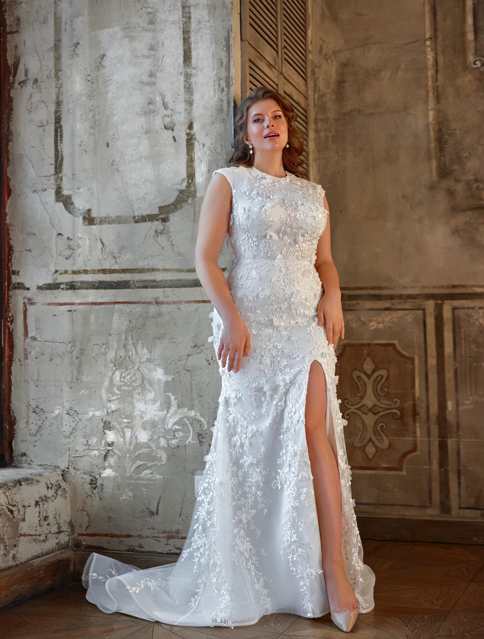 Plus Size A-Line Wedding Dress