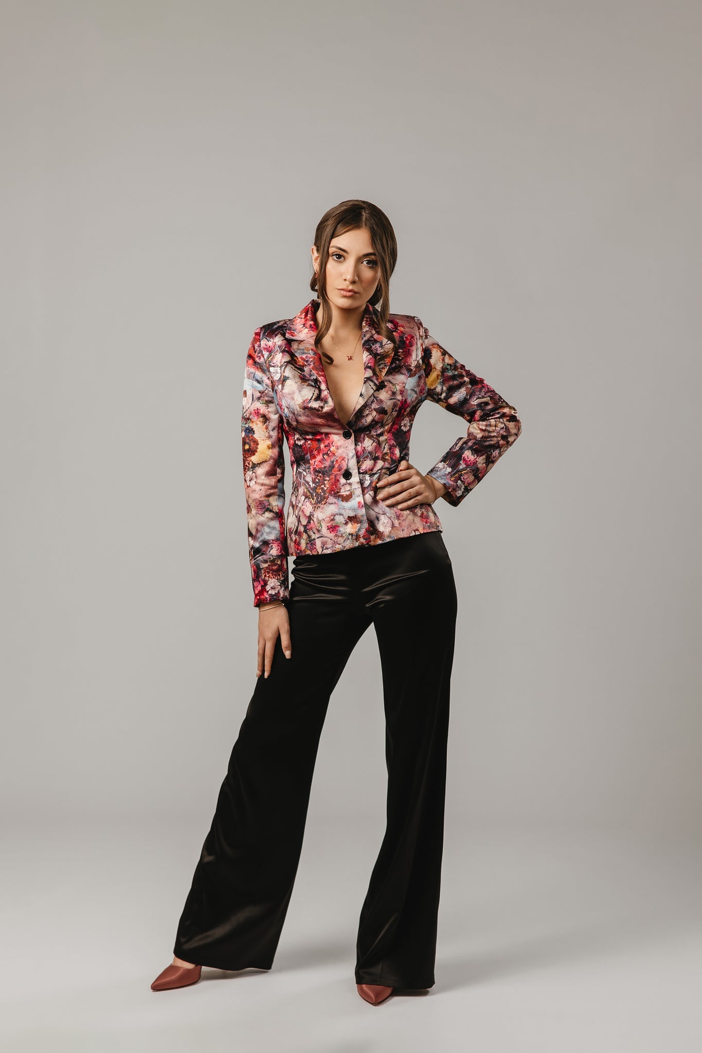 Satin Palazzo Pants
